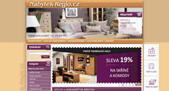Desktop Screenshot of nabytek-regio.cz